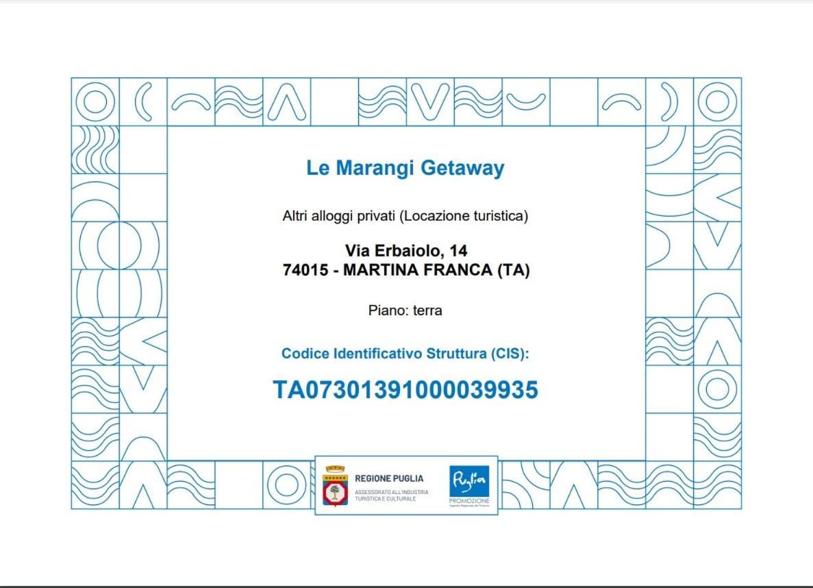 Le Marangi Getaway Suite 마르티나프란카 외부 사진